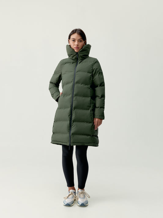 Jacket Coat Kaki Leaft