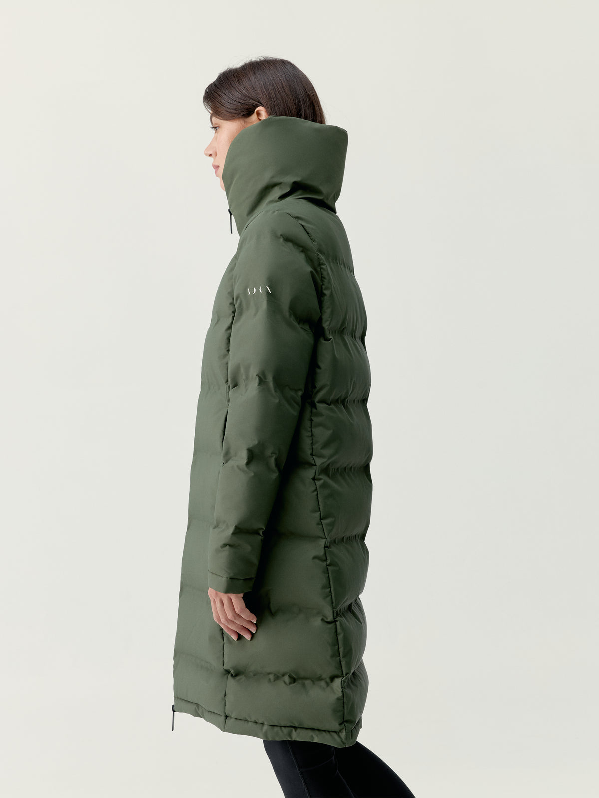 Jacket Coat Kaki Leaft