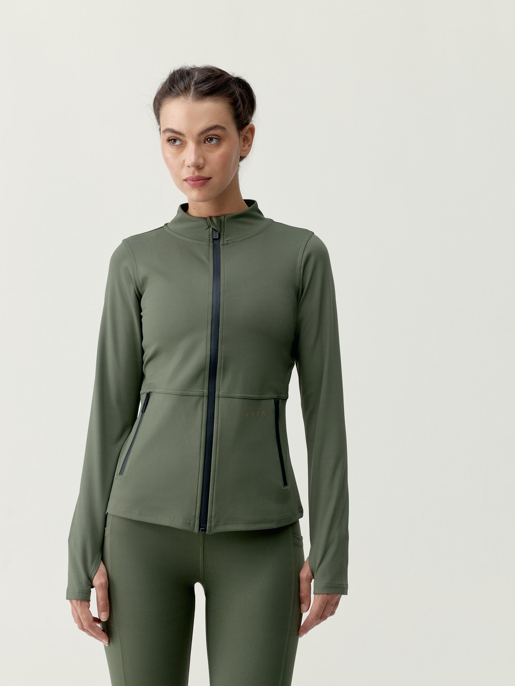 Jacket Isla Kaki Leaft