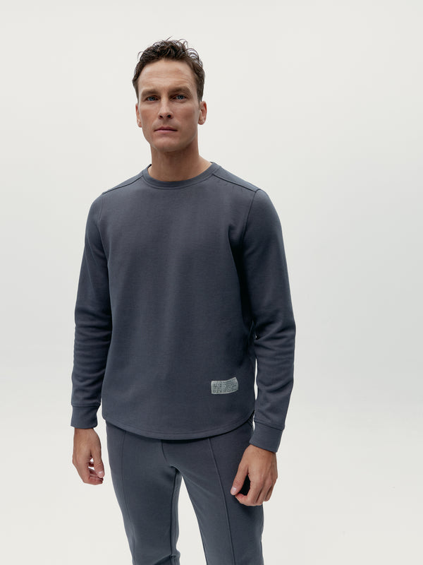 Erie Sweatshirt in Grey Melange