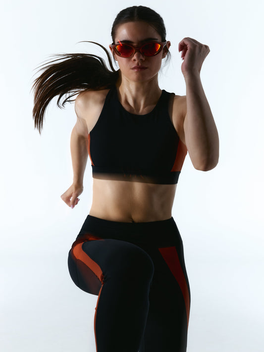 Tao Black/Bombay Leggings