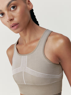 Cara Top in Fungi/White