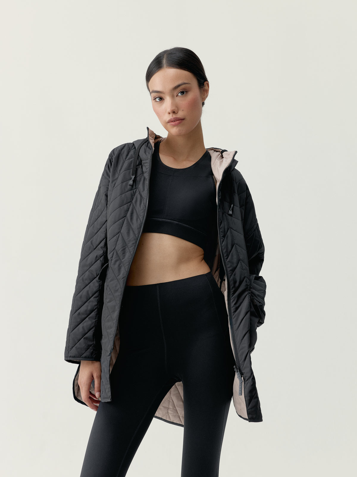 Jacket Tenzo Black/Biscuit
