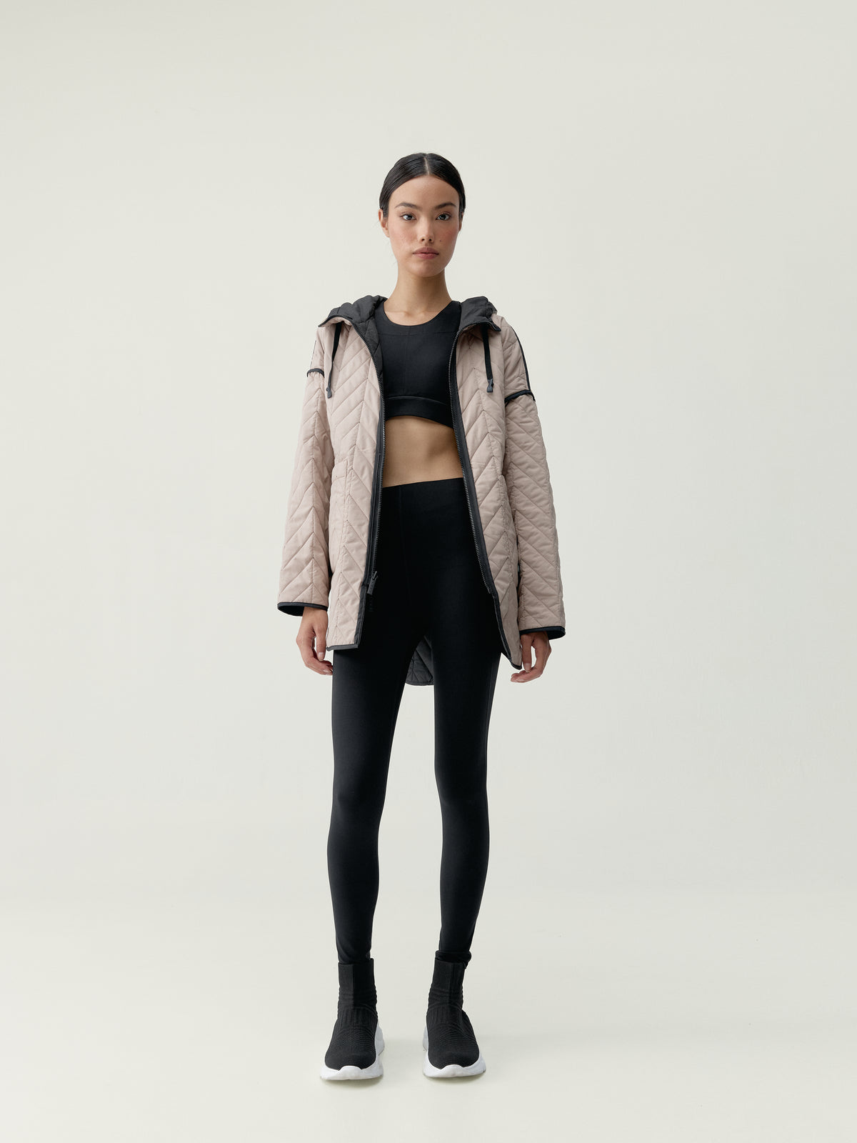Jacket Tenzo Black/Biscuit