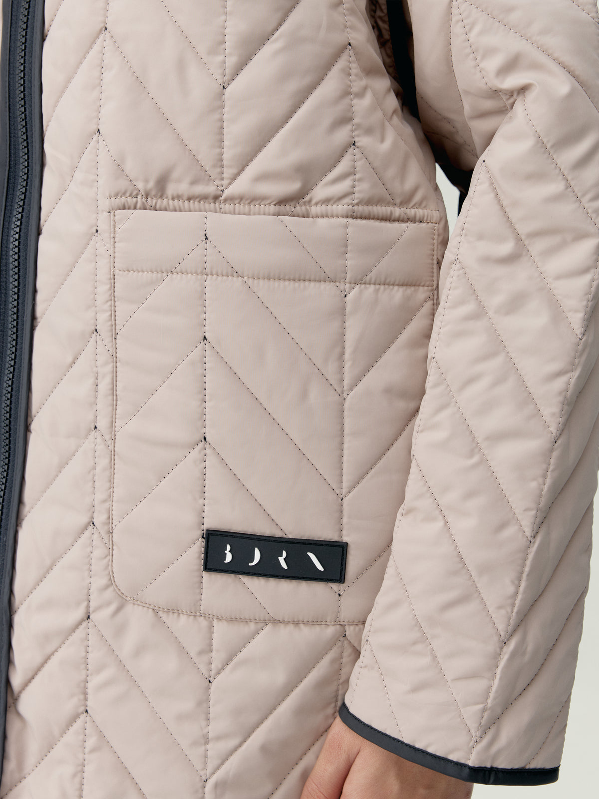 Jacket Tenzo Black/Biscuit