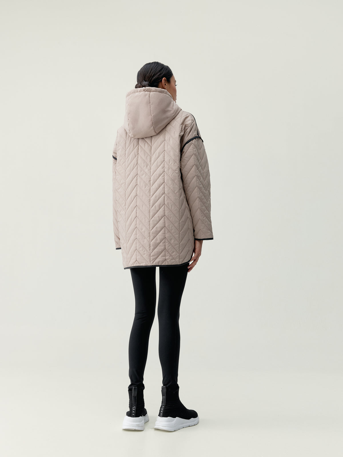 Jacket Tenzo Black/Biscuit