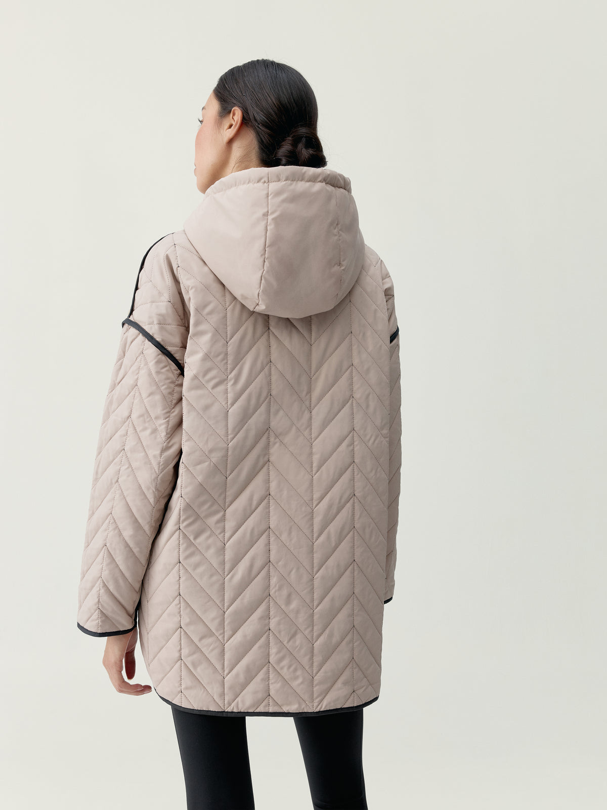 Jacket Tenzo Black/Biscuit