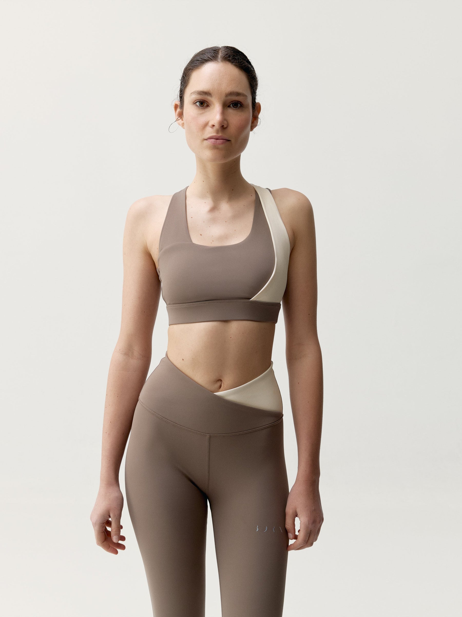 Legging Cleo Fossil/White Chalk