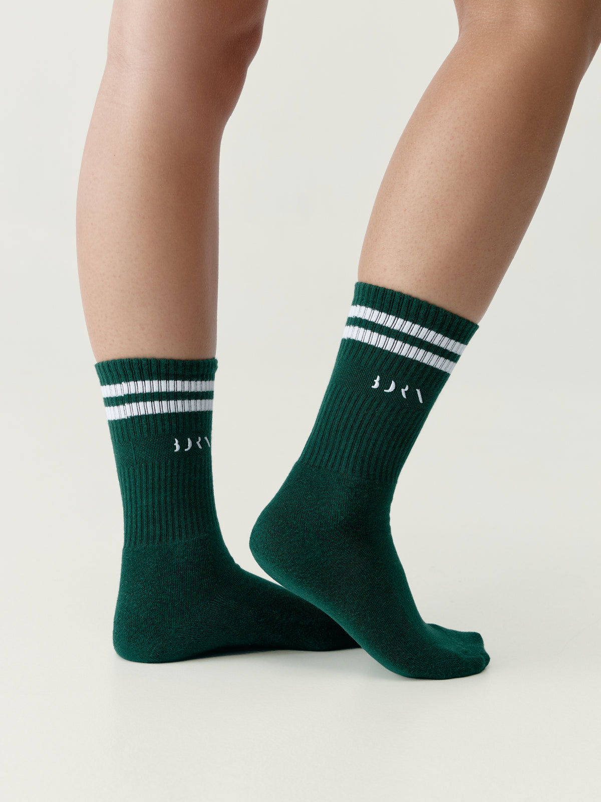 Court Socks Grass Green/White