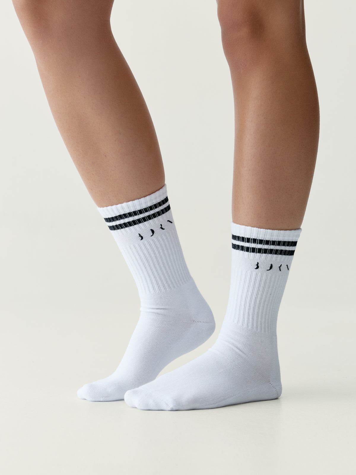 Court Socks White/Black