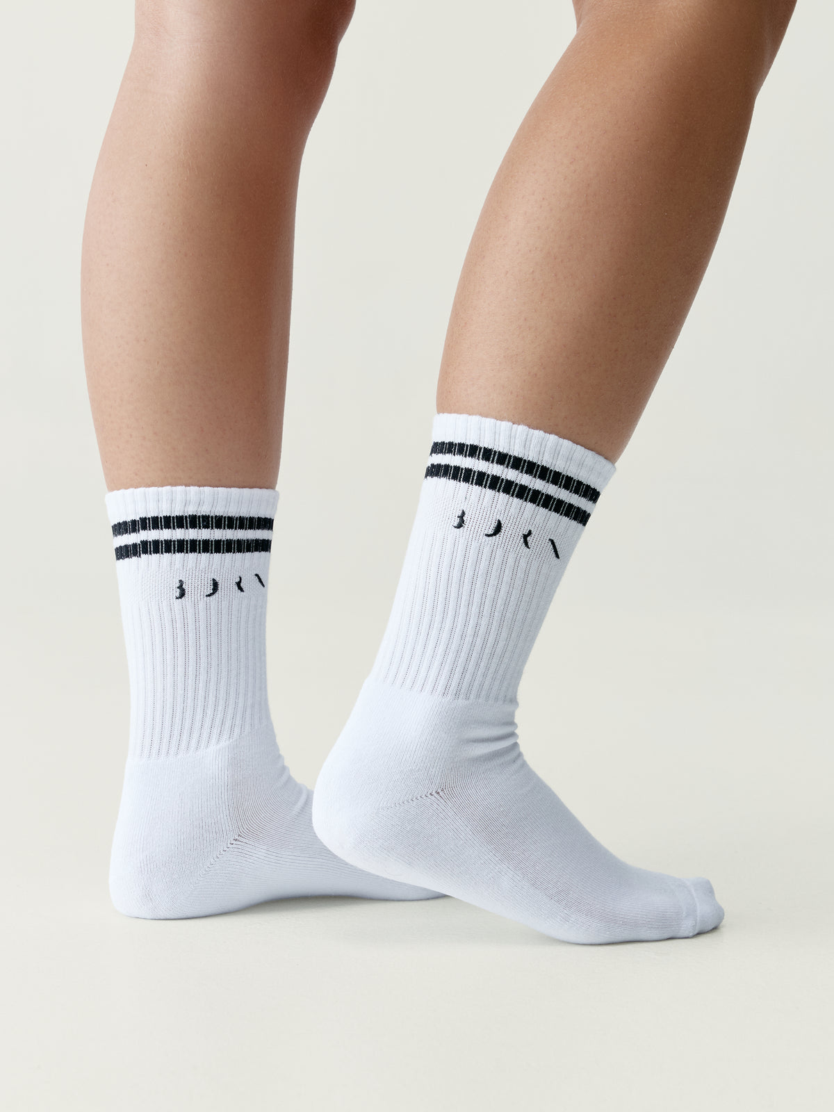 Court Socks White/Black