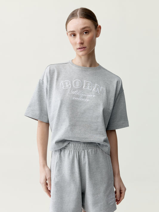 T-shirt Court Grey Melange