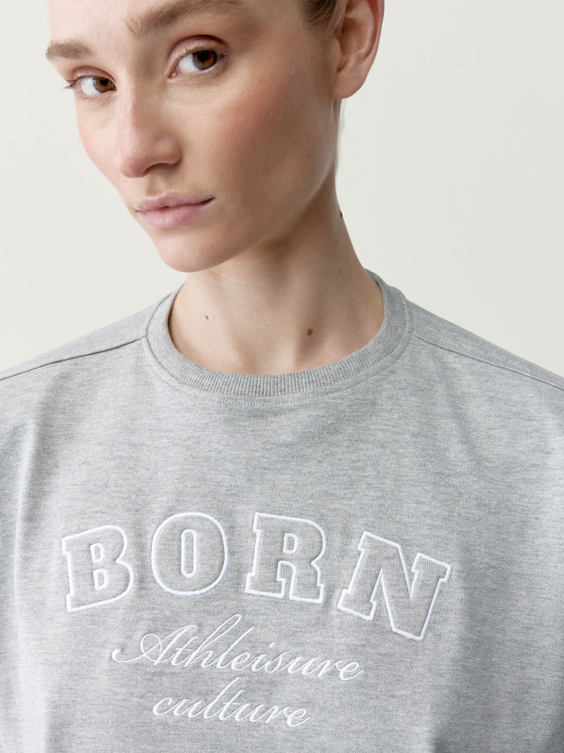 T-shirt Court Grey Melange