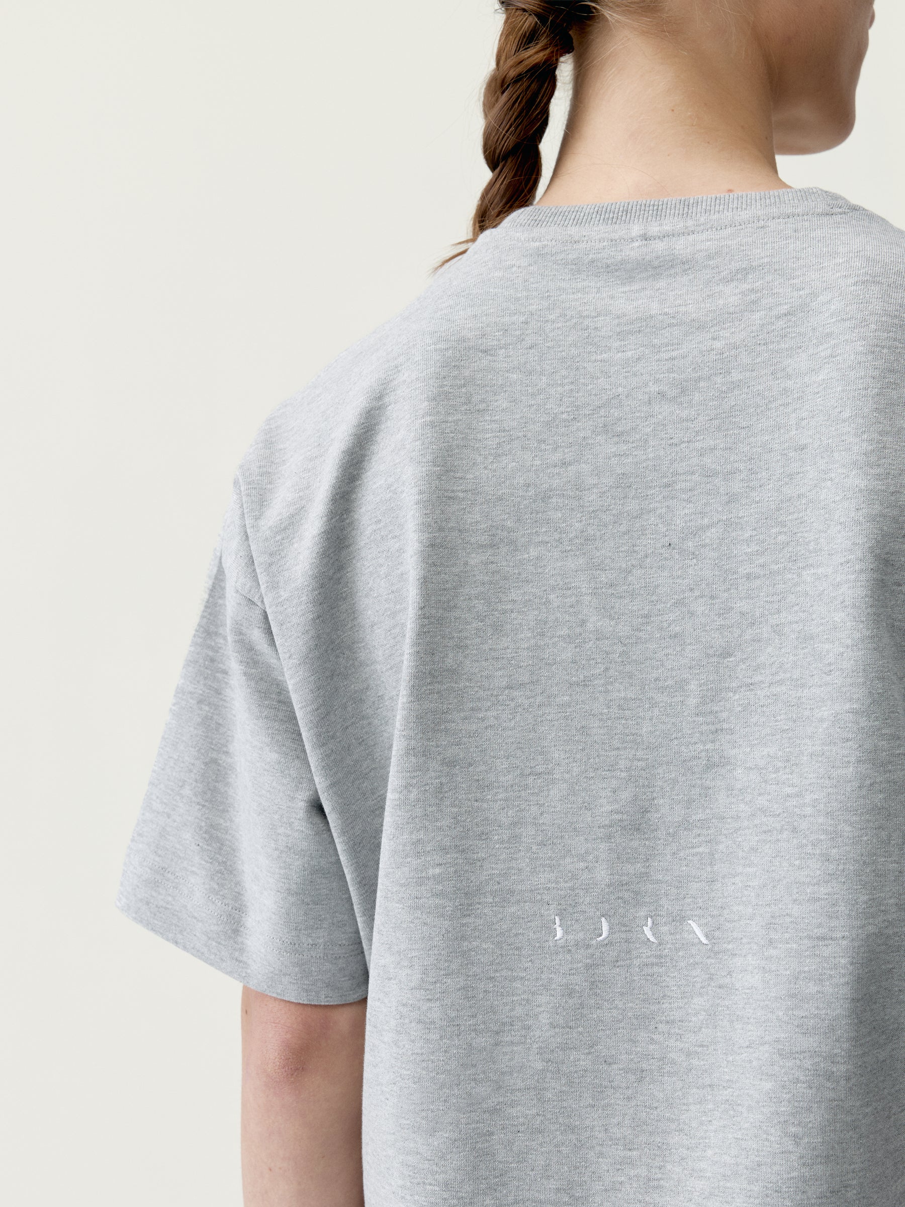 T-shirt Court Grey Melange