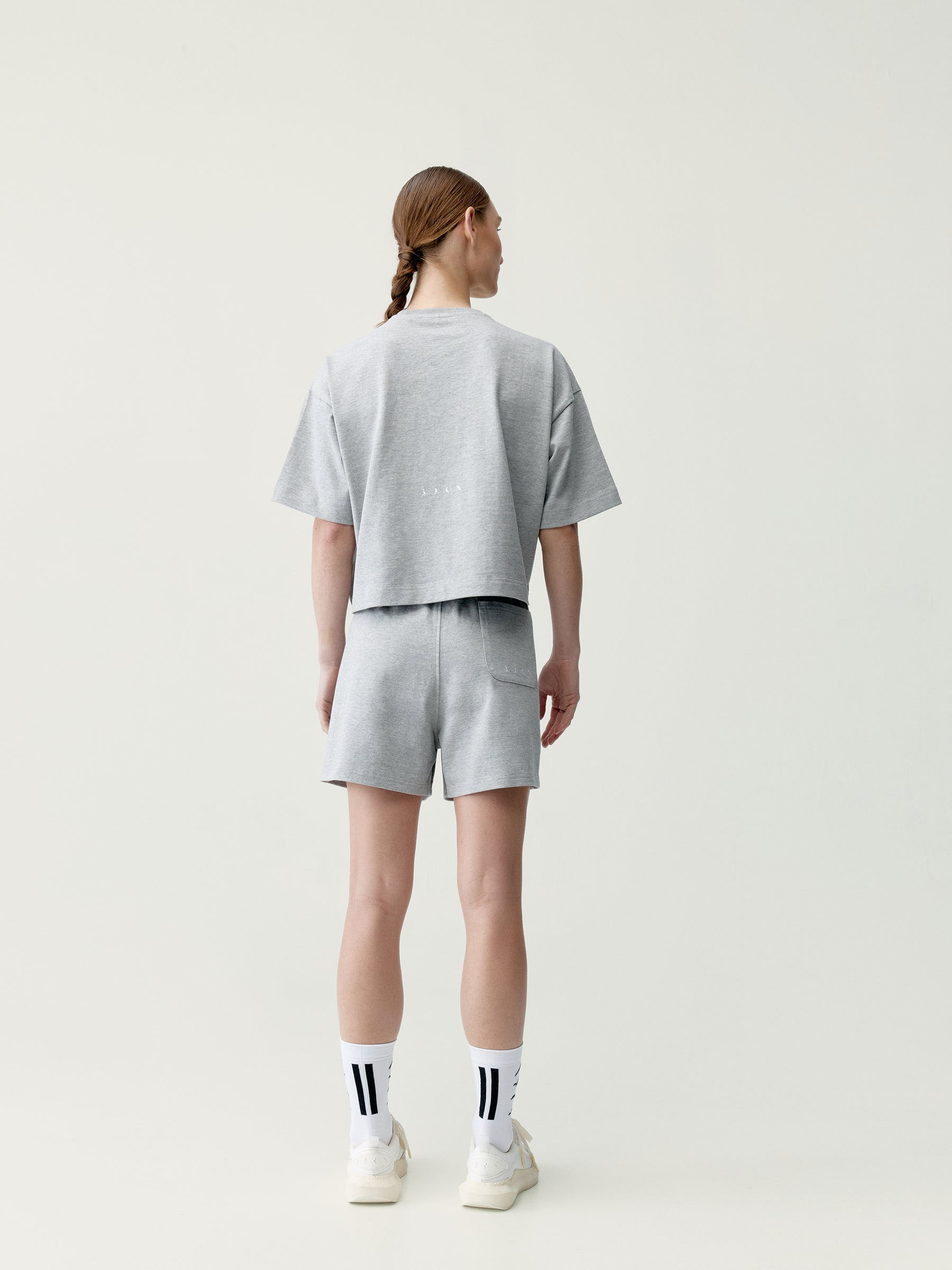 T-shirt Court Grey Melange