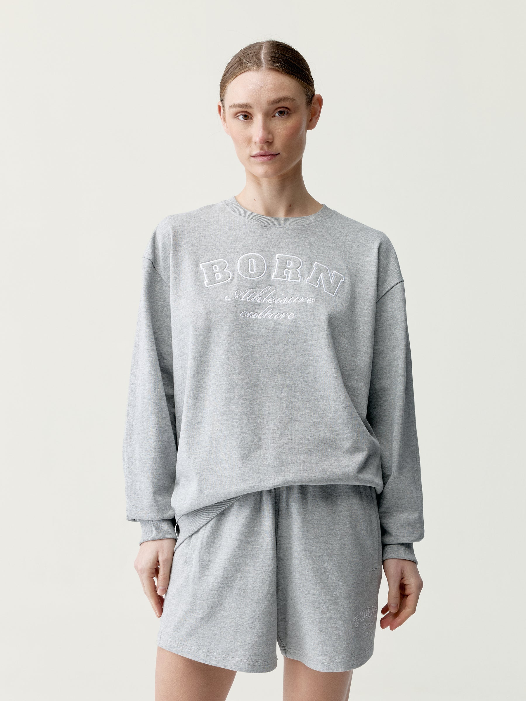 Sweatshirt Court Grey Melange