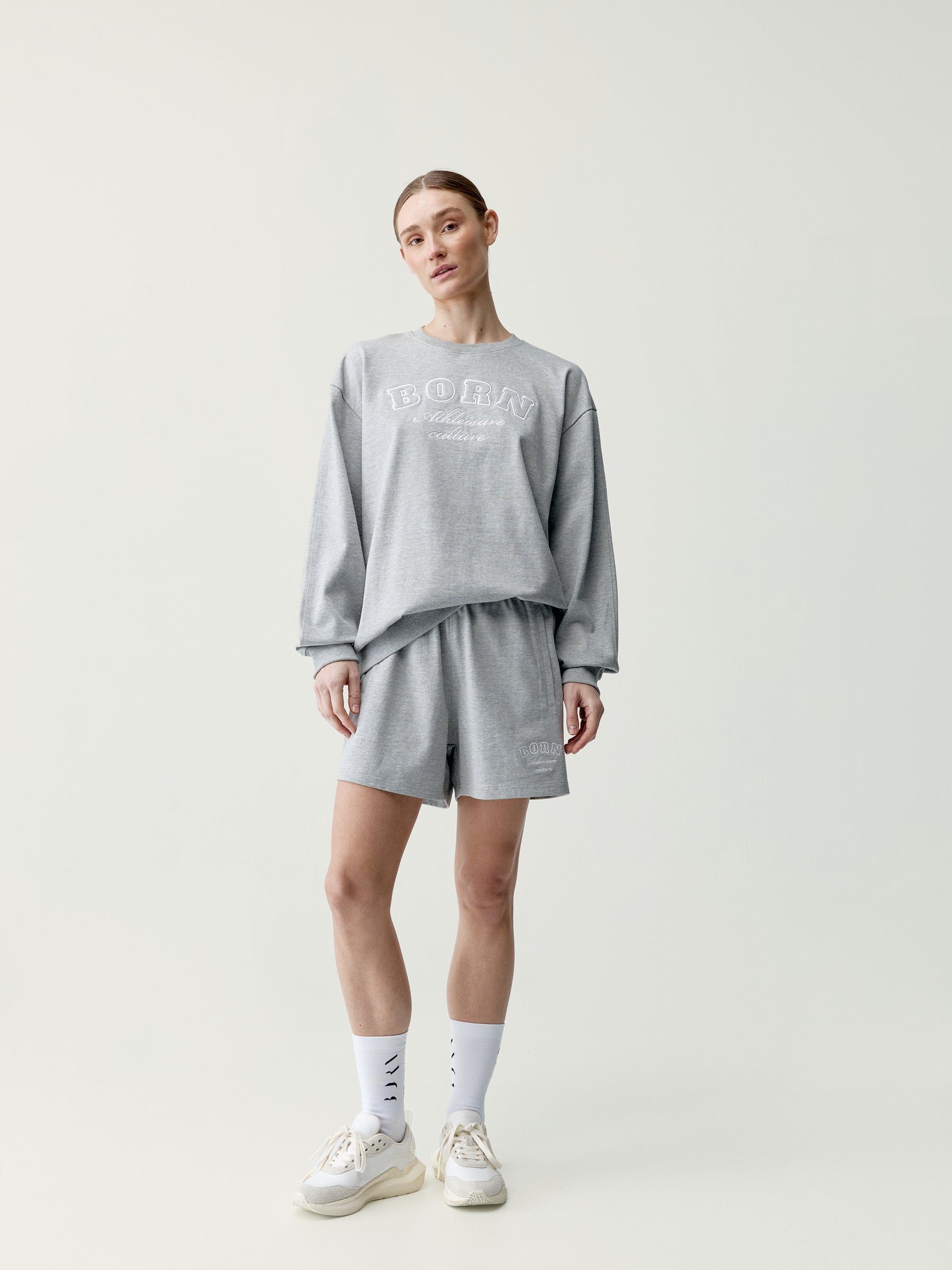 Sweatshirt Court Grey Melange
