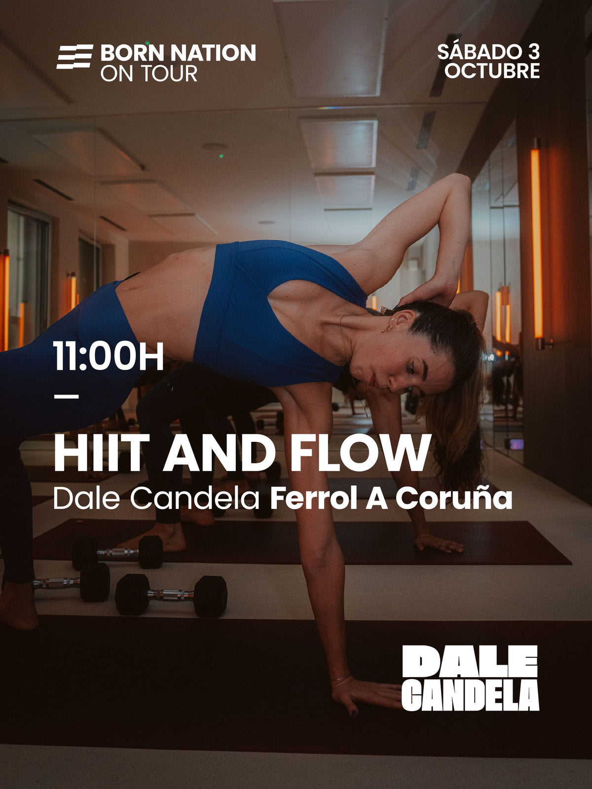 HIIT AND FLOW X DALE CANDELA | 03.10 - 11:00h FERROL