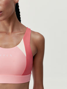 Darana Top in Sunset Coral/Strawberry Ice/White Chalk