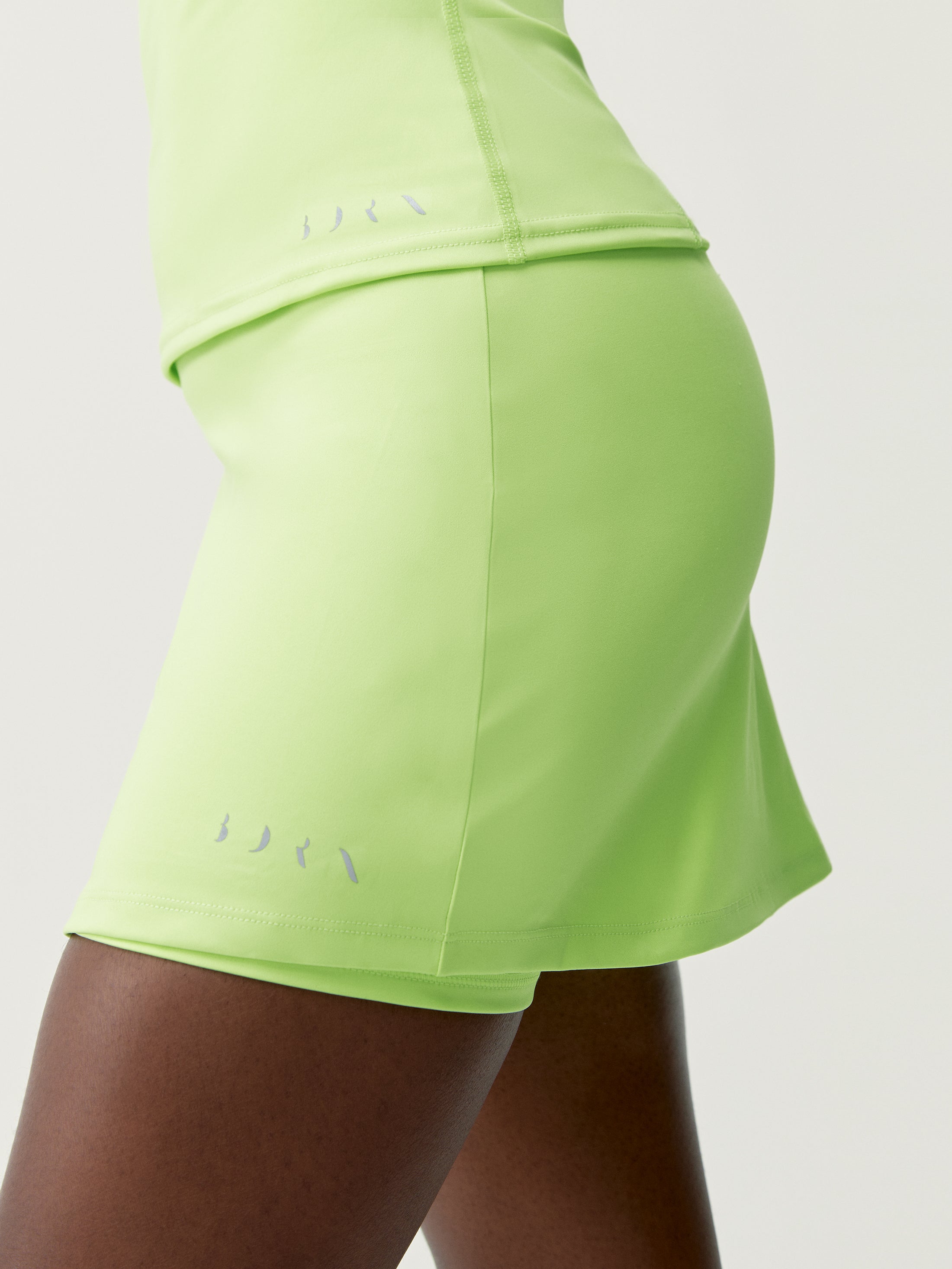 Davis Skirt in Lime Bright