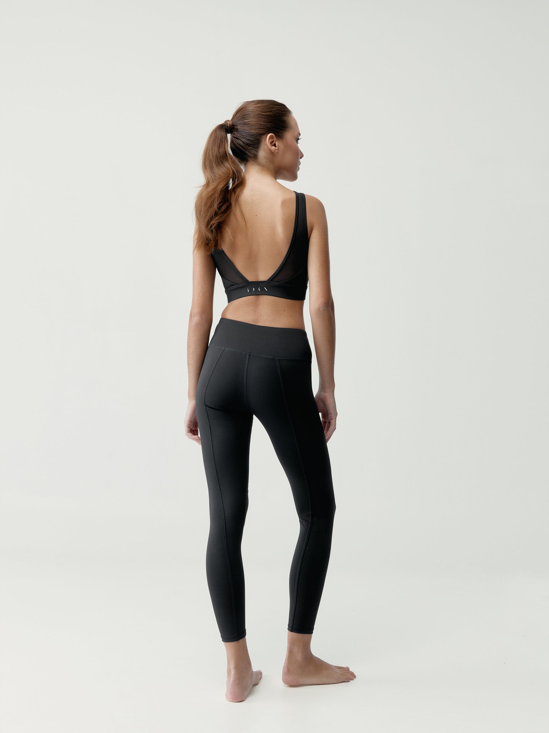 Devi Black Leggings