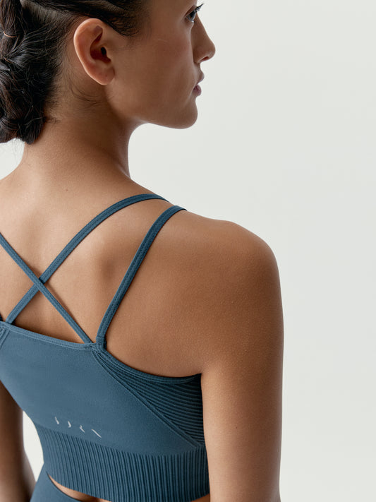 Top Devika Ocean Blue