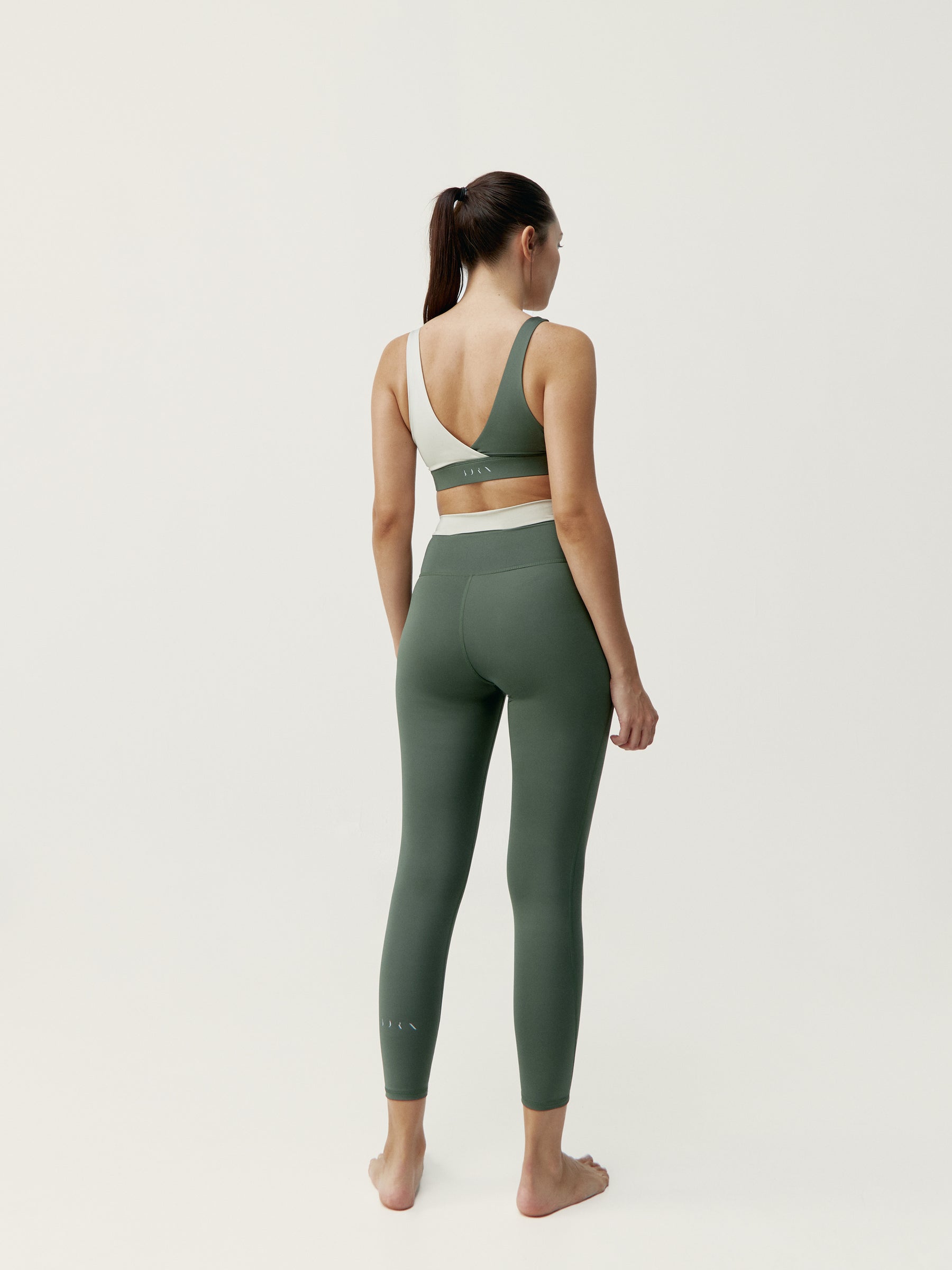 Duo Legging in Hunter/Stone