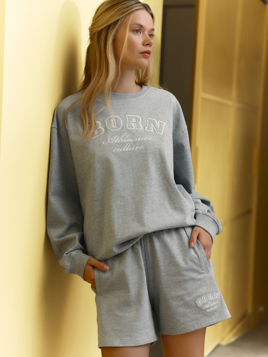 Sweatshirt Court Grey Melange