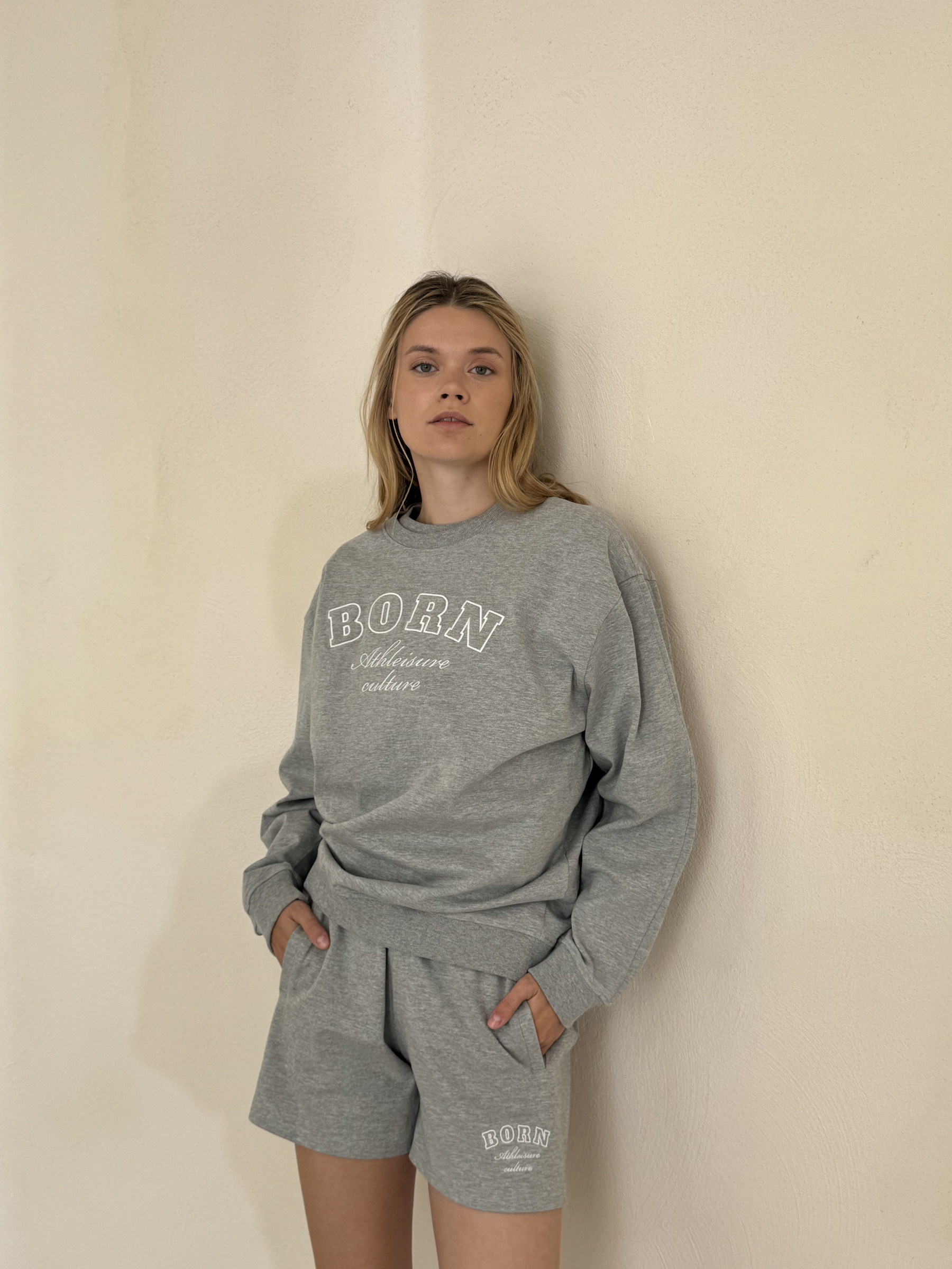 Sweatshirt Court Grey Melange