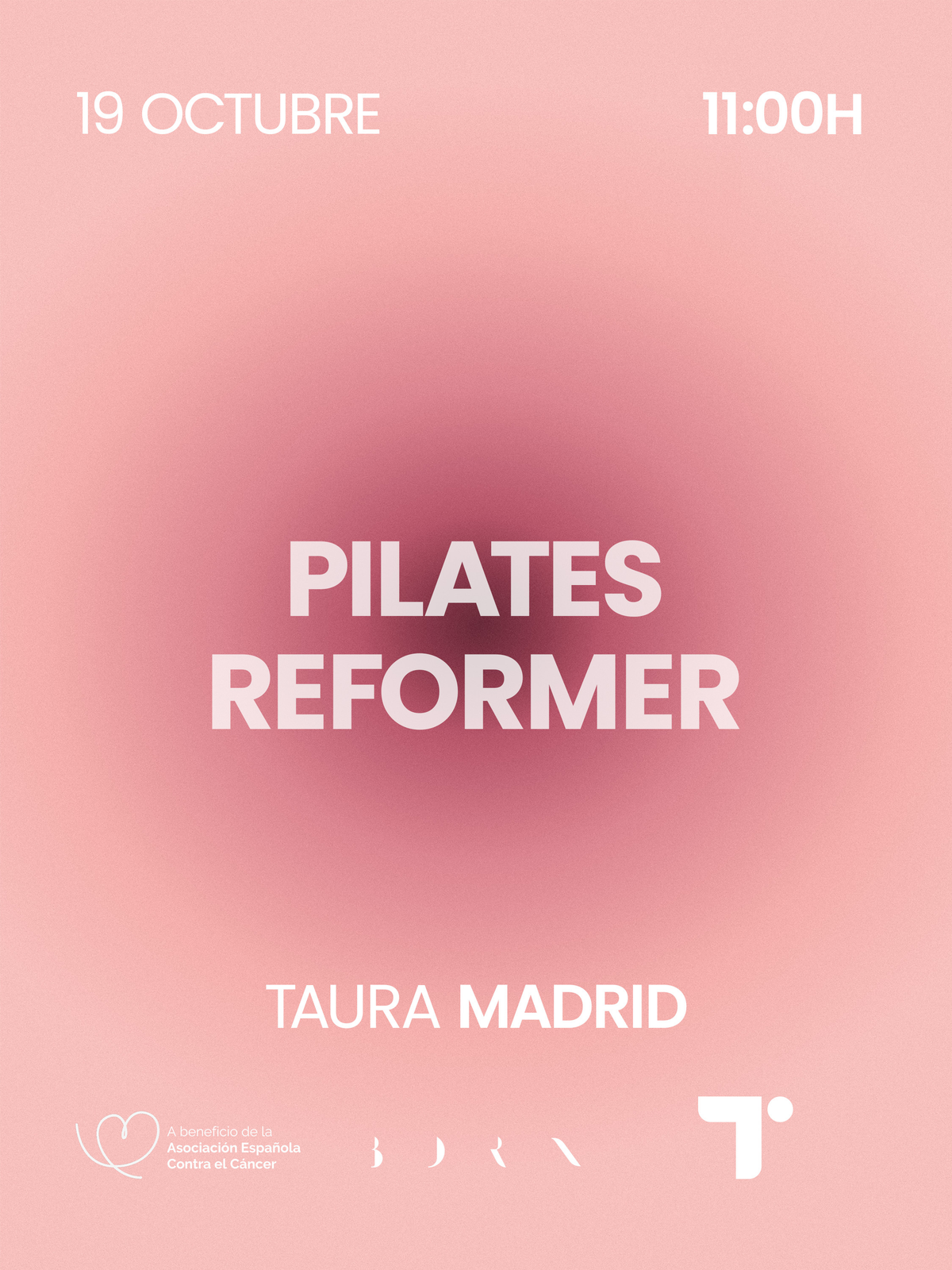 CLASE SOLIDARIA X TAURA | 19.10 - 11:00h MADRID