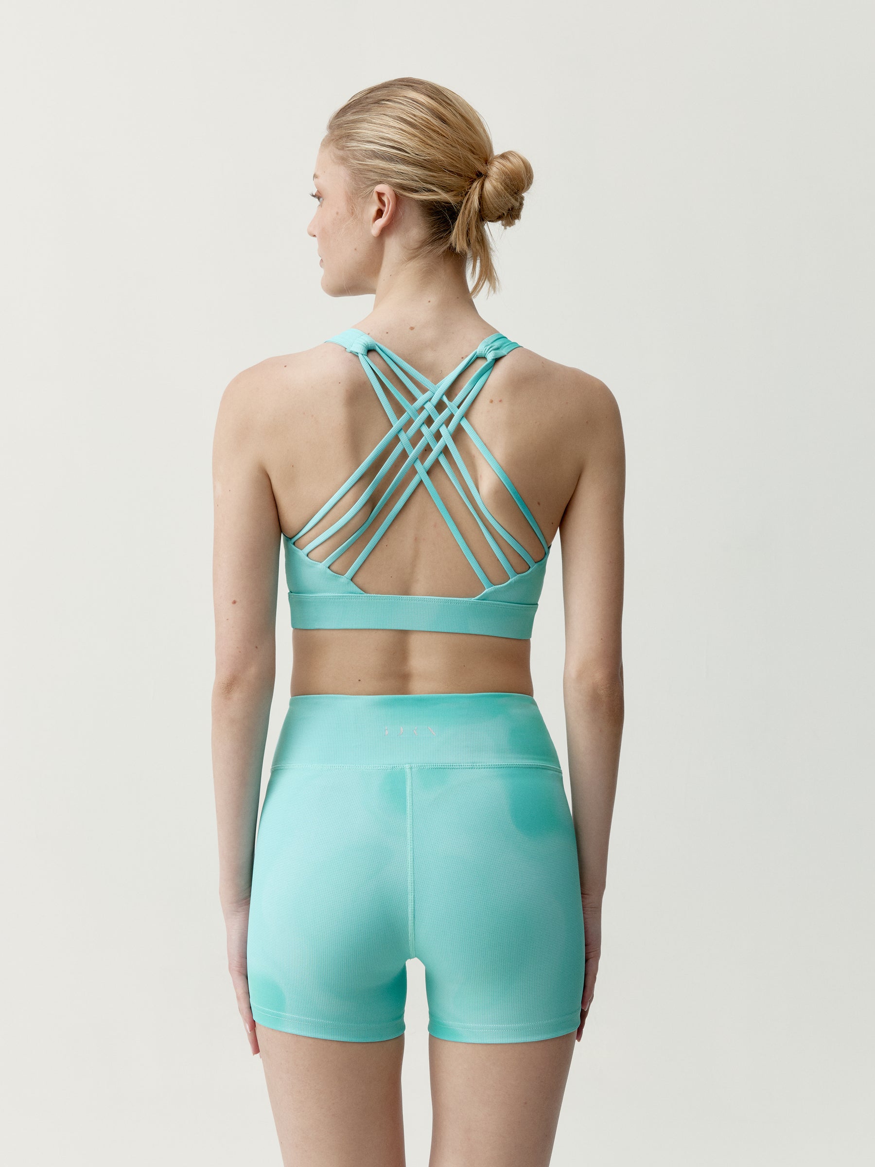 Short Elizabeth Miami Green/Darling Blue