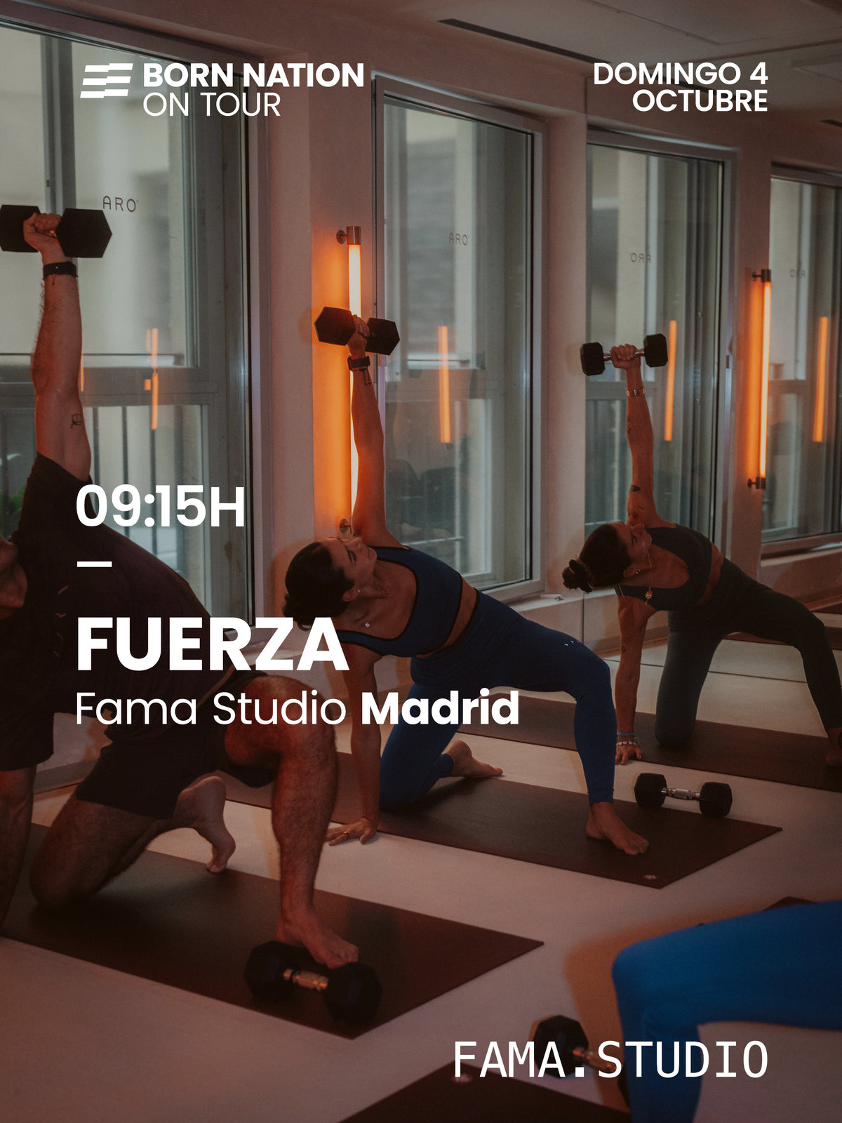 FUERZA X FAMA STUDIO | 04.10 - 09:15h MADRID