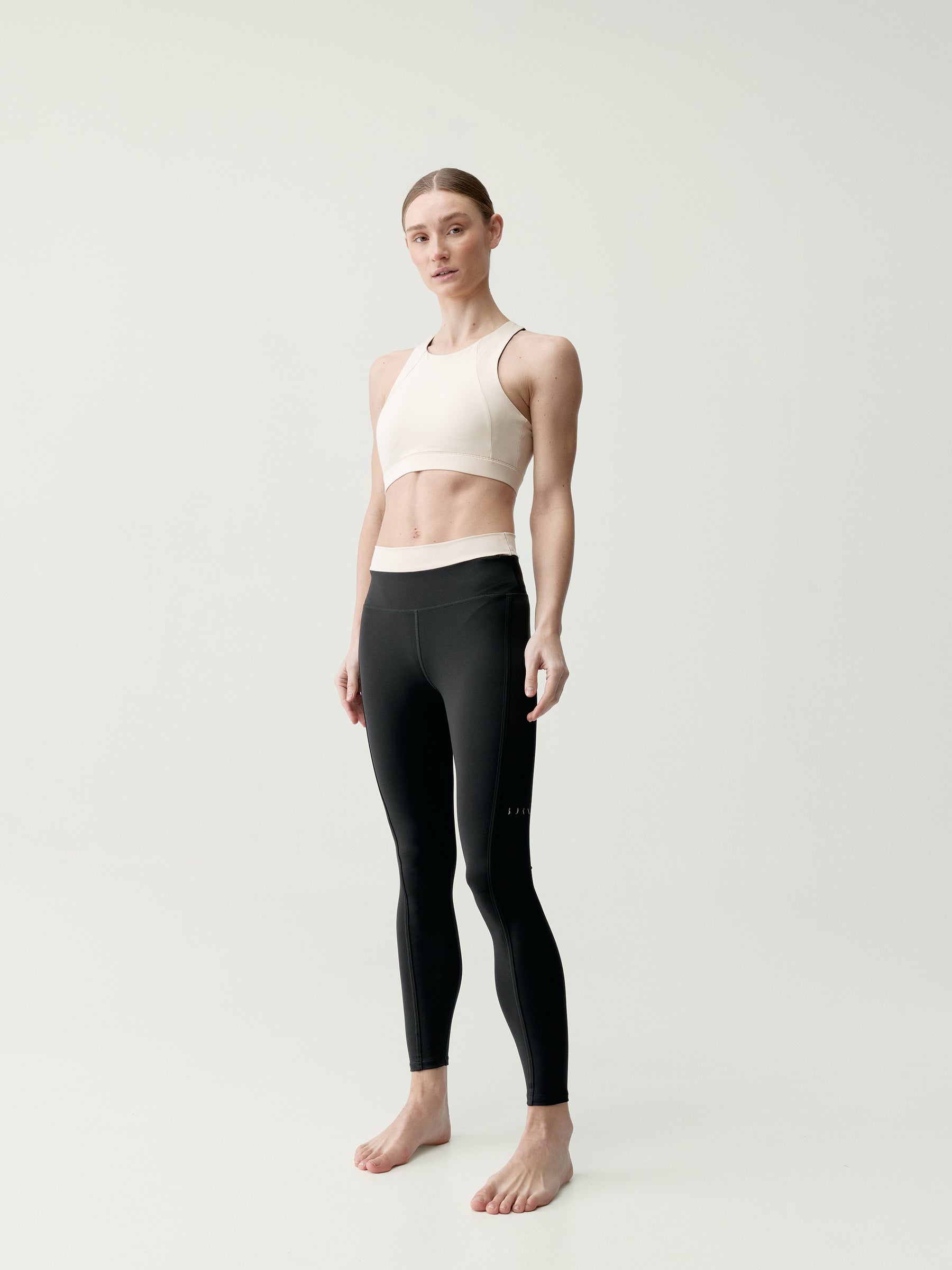 Fiorella Leggings in Black/Stone