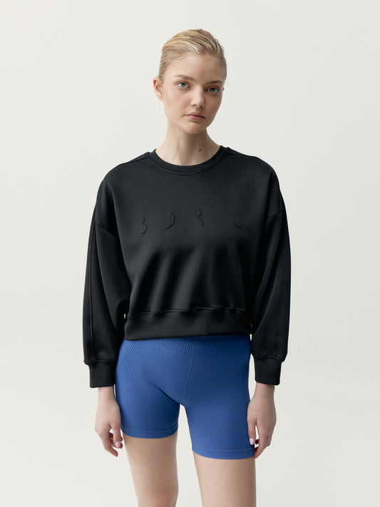 Sweatshirt Flora Black