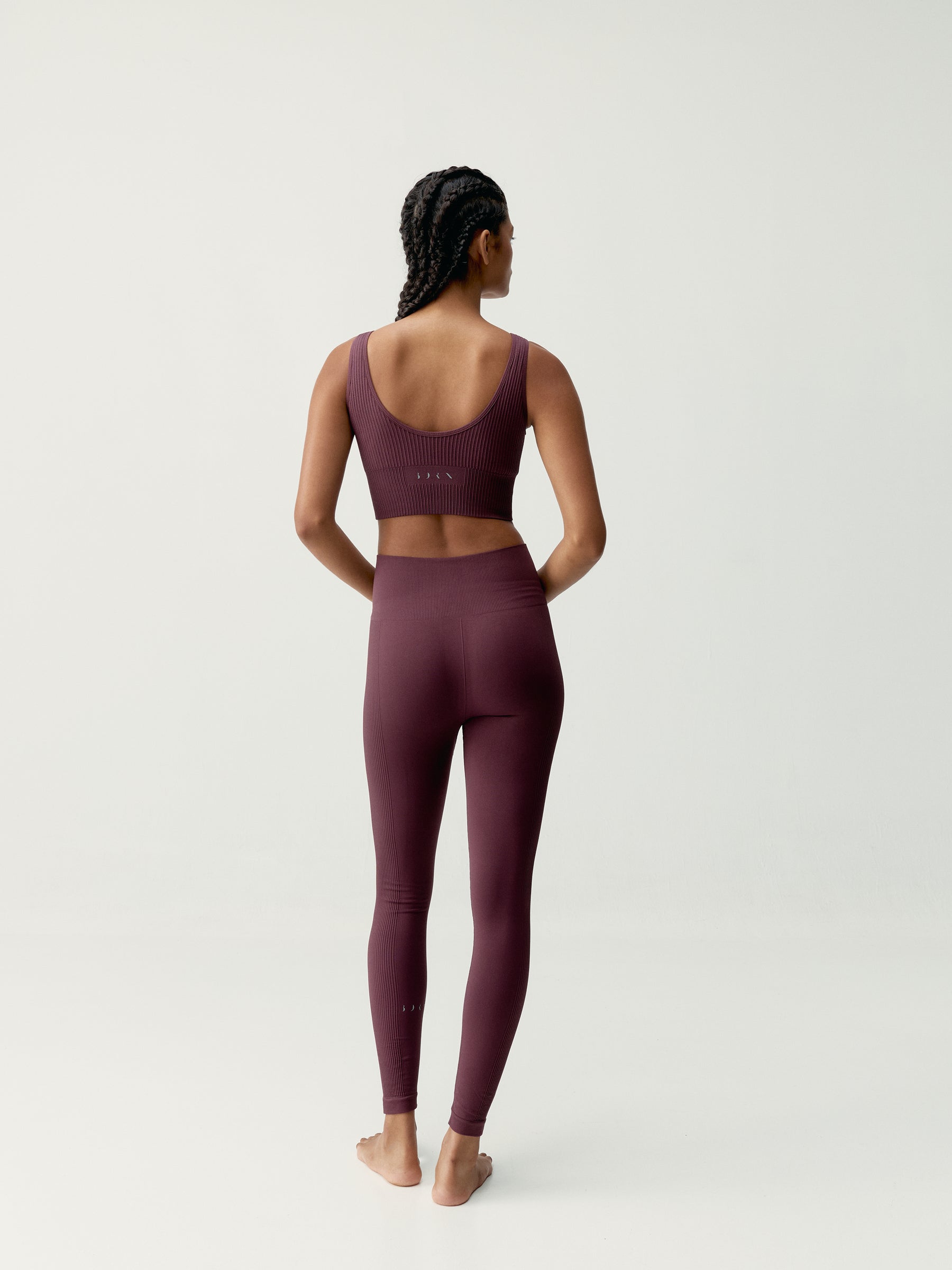 Flow Top in Dark Cherry