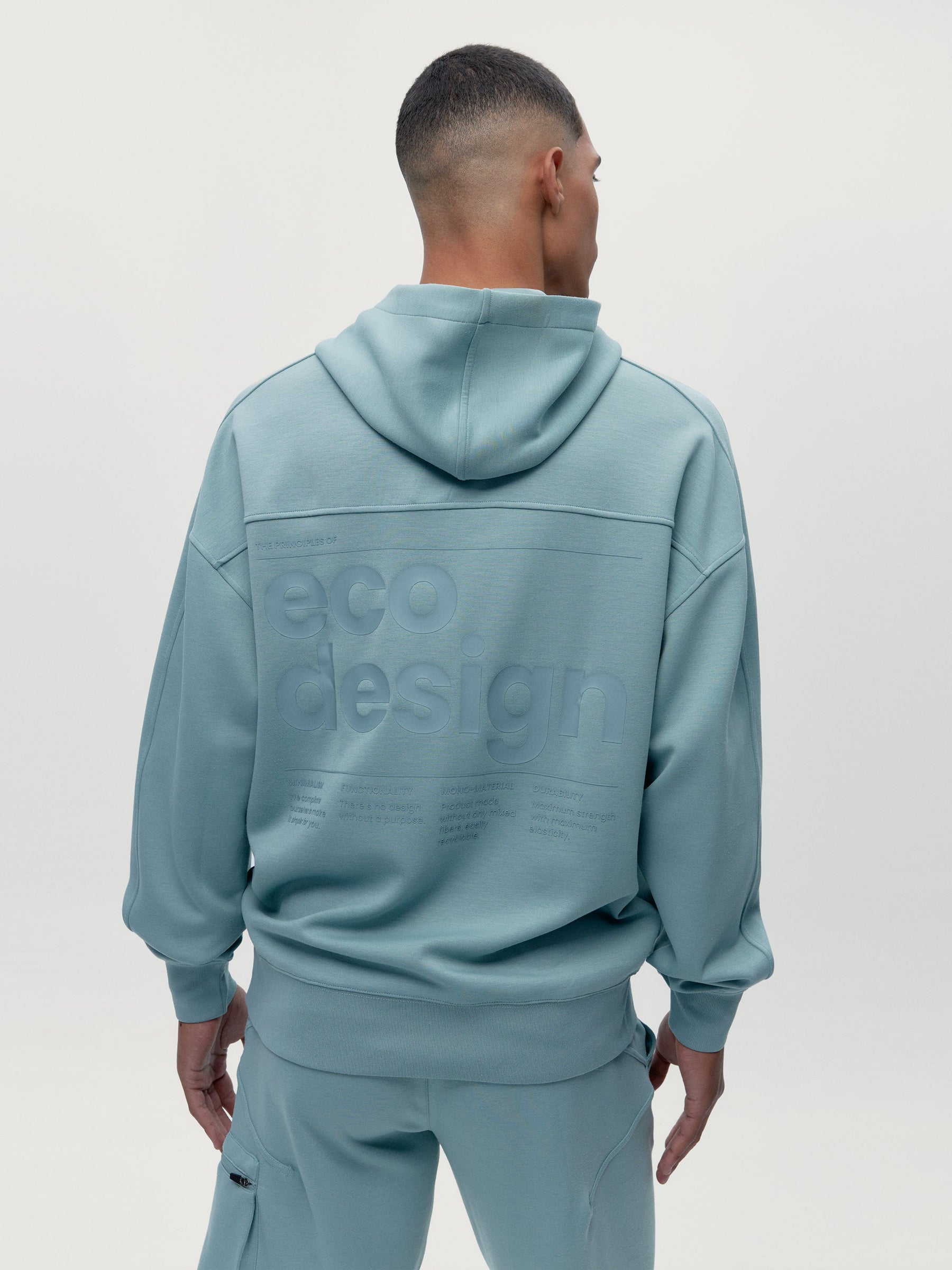 Sweat à capuche Halong Gris Brume