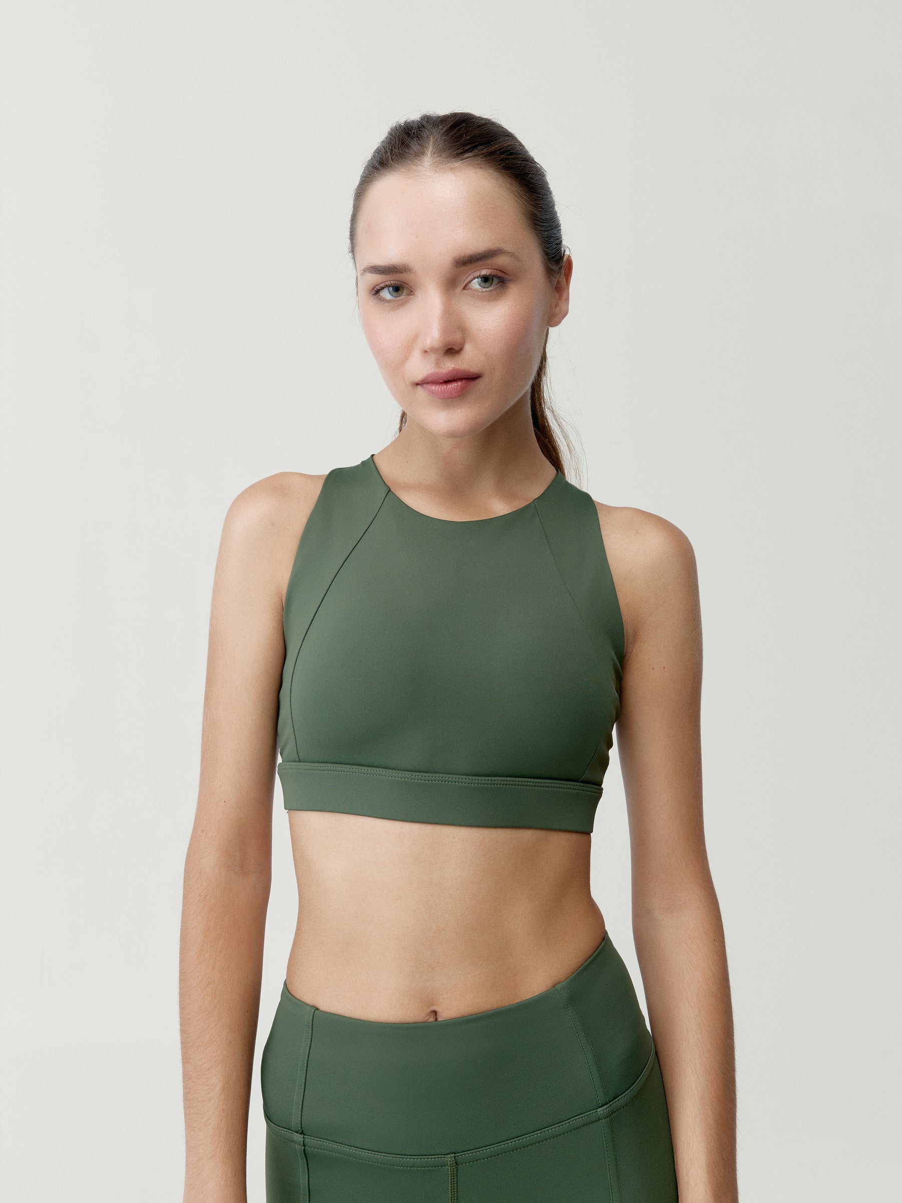 Indi Top in Dark Olive