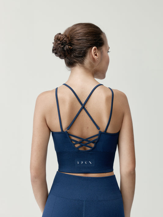 India Top in Sailor Blue