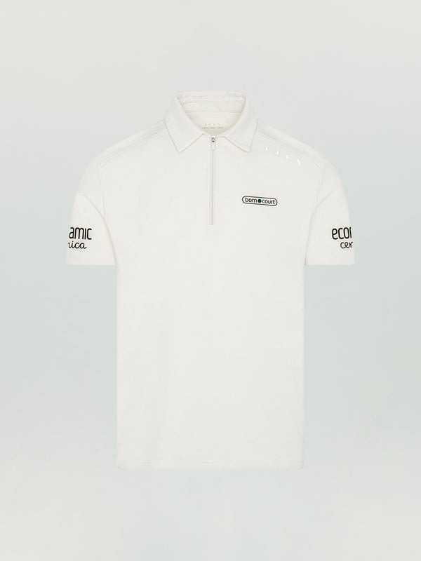 Kariba White Chalk X SANYO polo shirt