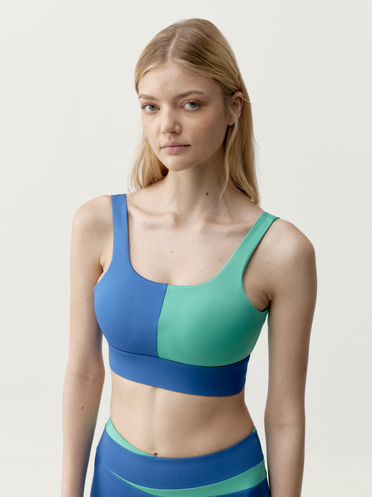 Top Kate Eclectic Blue/Miami Green