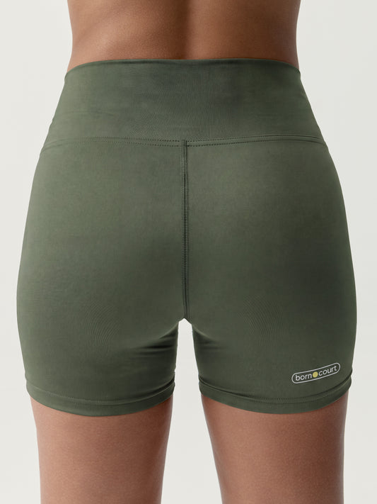 Short Laver Court Kaki Leaf