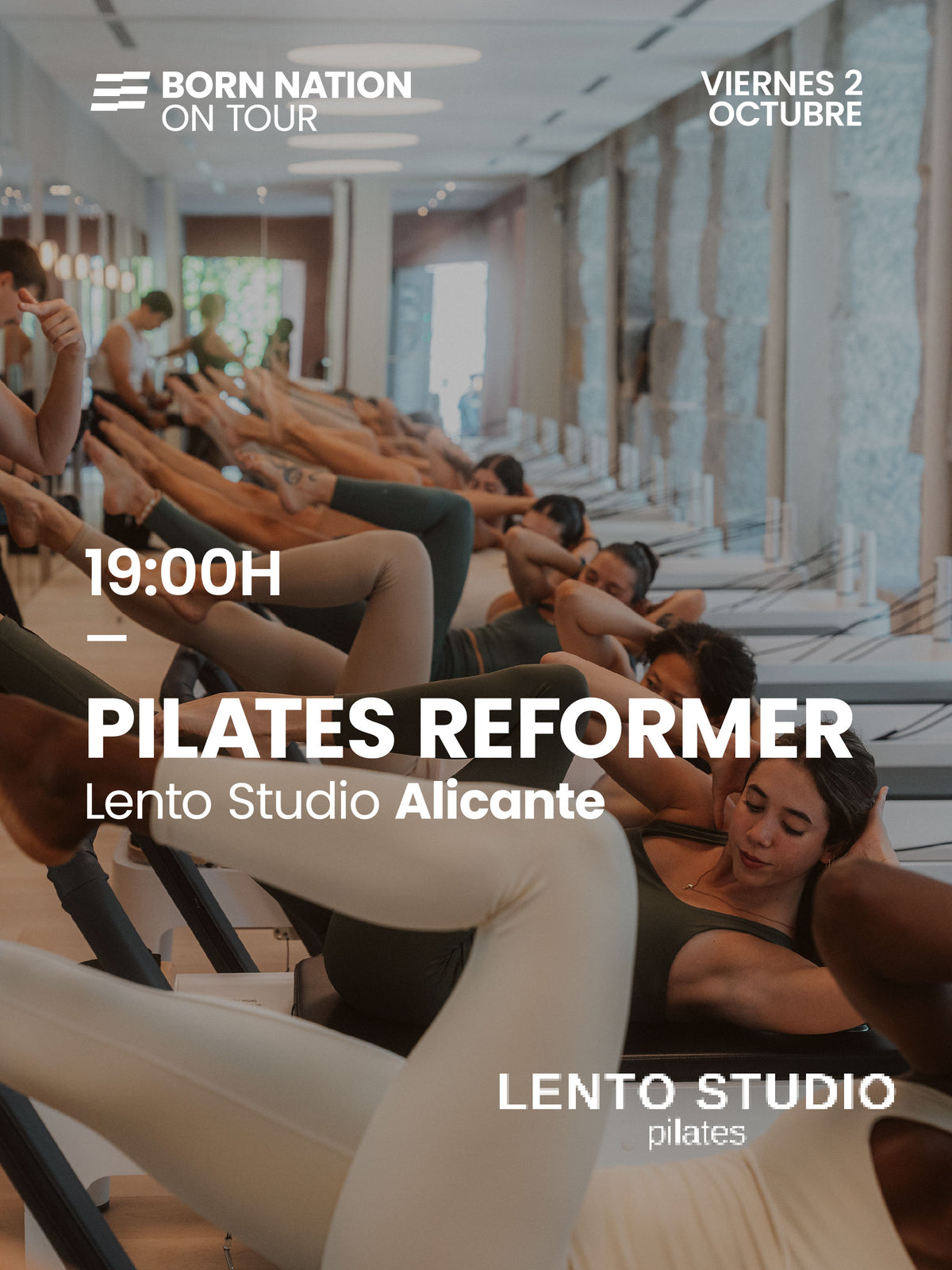 PILATES REFORMER X LENTO STUDIO | 02.10 - 19:00h ALICANTE