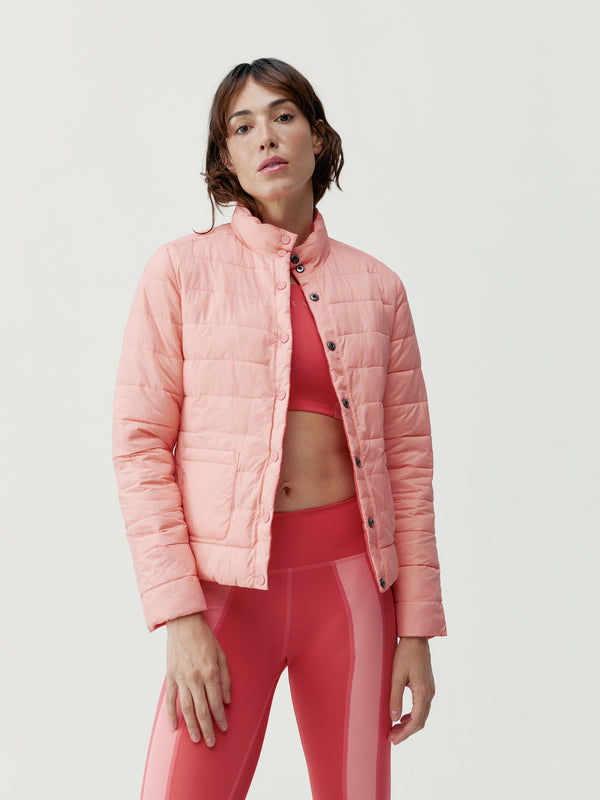 Lyra Jacket in Sunset Coral/Strawberry Ice