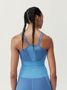 Malia Top in Future Blue/Celadon Blue