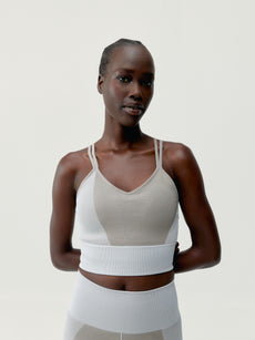 Malia Top in Grey/Grey