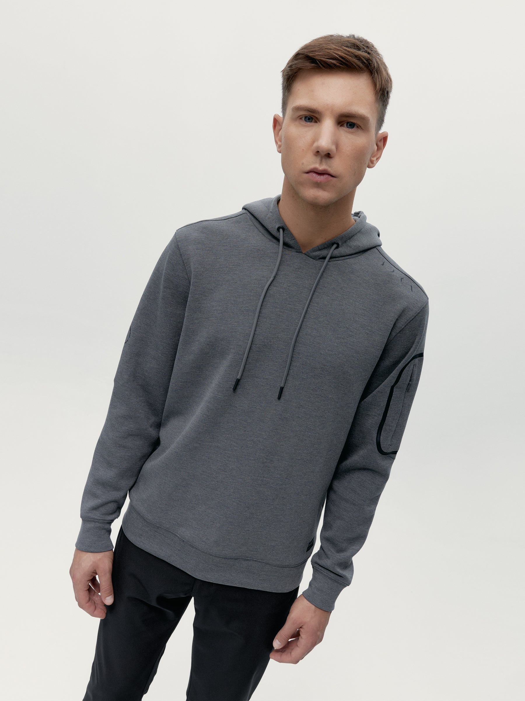Hoodie Marion Grey Melange