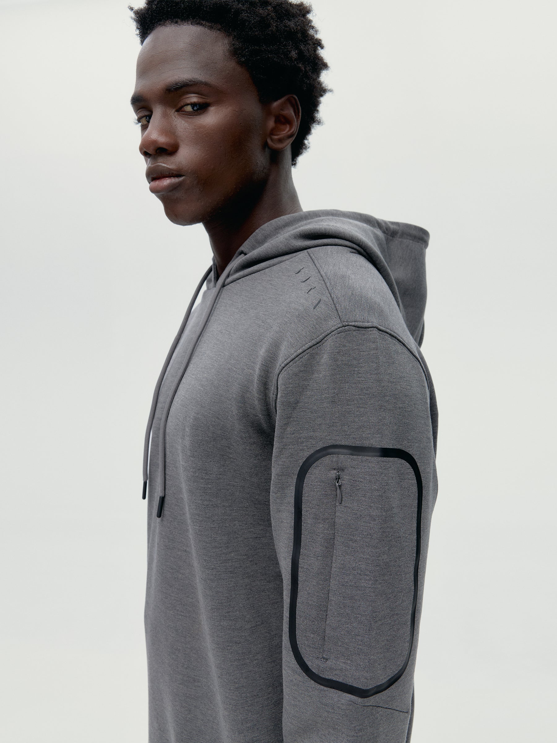 Hoodie Marion Grey Melange