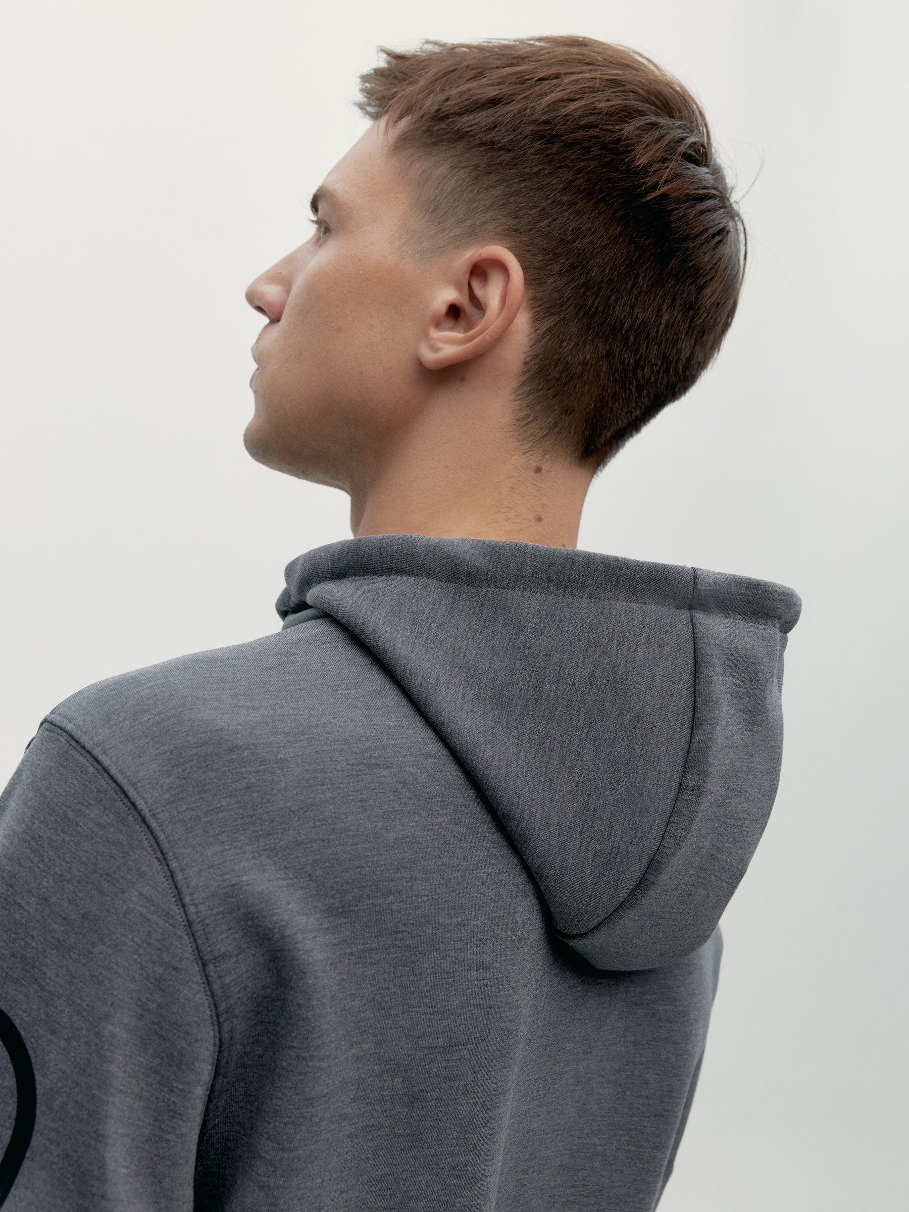 Hoodie Marion Grey Melange