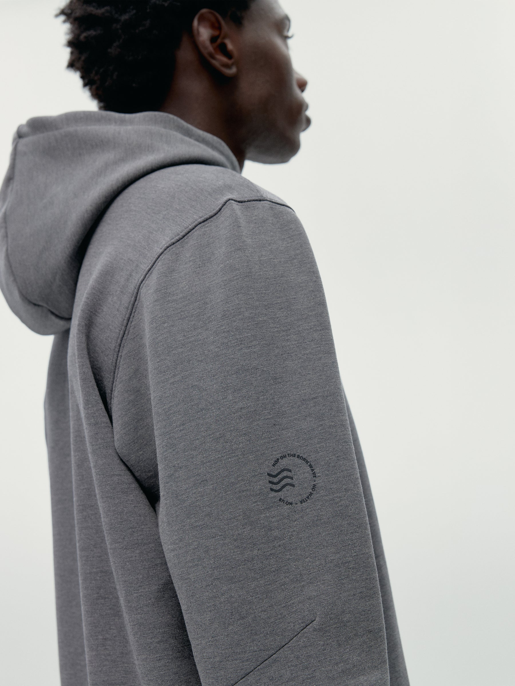 Hoodie Marion Grey Melange