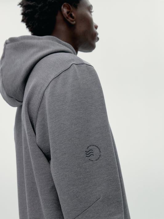 Hoodie Marion Grey Melange